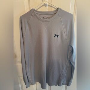 Under Armour Men's Light Gray Long Sleeve Tee